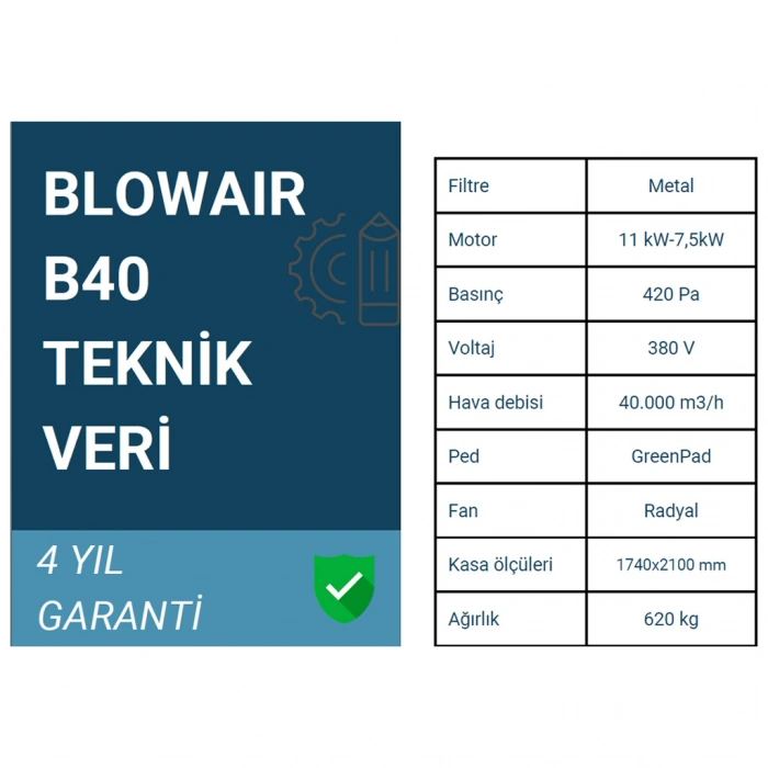 BLOWAİR B40 11 kW