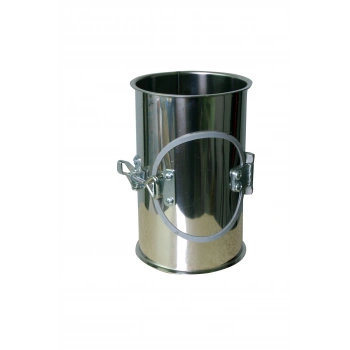 Ø120mm Krom Menteşeli Kontrol borusu