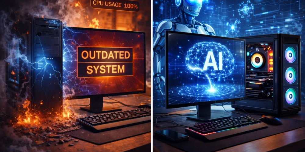 Yapay Zeka (AI) Çağı Başladı: Bilgisayarınız 2026 Teknolojisine Hazır mı?