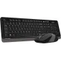A4 Tech Klavye Set Fg1010 Q Tr Usb Gri Wıreless Kb+Mouse