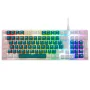 eMachines EAK100 Yeşil/Beyaz USB RGB Backlight RED SWITCH Mekanik Q 100 Tuşlu Compact Gaming Klavye