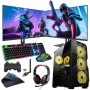 i3 13100F 16GB 240SSD 1TB HDD 4GB GTX1650 Çift 24 Monitörlü Oyun Bilgisayarı (Gaming SET)