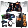 i5 12400F 16GB DDR4 512GB m2 6GB RTX3050 Çift 24 Monitörlü Oyun Bilgisayarı (Gaming SET)