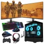 i7 14700F 16GB DDR4 512GB m2 12GB RTX3060 Çift 24 Monitörlü Oyun Bilgisayarı (Gaming SET)