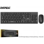 Klavye Set Everest Km-2511 Black Wıreless Multımedya Q Tr Slım Kb+Mouse