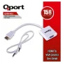 QPORT Q-HDVG HDMI DAN VGA SES GİRİŞLİ Çevirici Adaptör