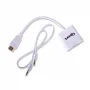 QPORT Q-HDVG HDMI DAN VGA SES GİRİŞLİ Çevirici Adaptör