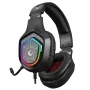 Rampage Kulaklık Rm-K90 Vector Sıyah Rgb Led Type-C Gamıng Oyuncu Mıkrofonlu