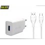 Shoamı Tel Aks.Şarj Adaptör Usb-A & Type-C Kablo Sh-21T 5V/10.5W