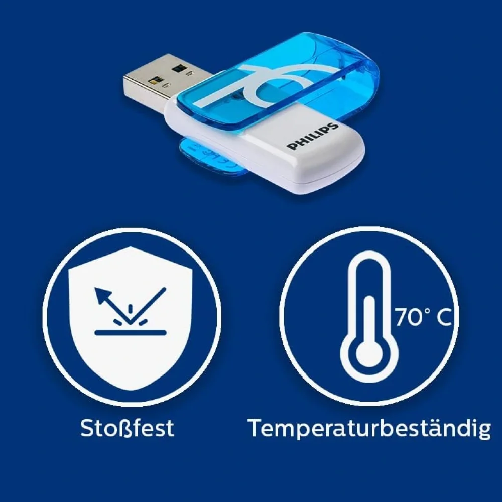 16GB USB 2.0 PHILIPS FLASH BELLEK