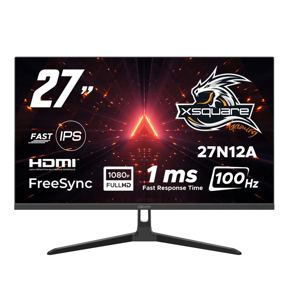 27 Monitör / Dexim 27N12A 1Ms 100Hz (HDMI+VGA) IPS Monitör