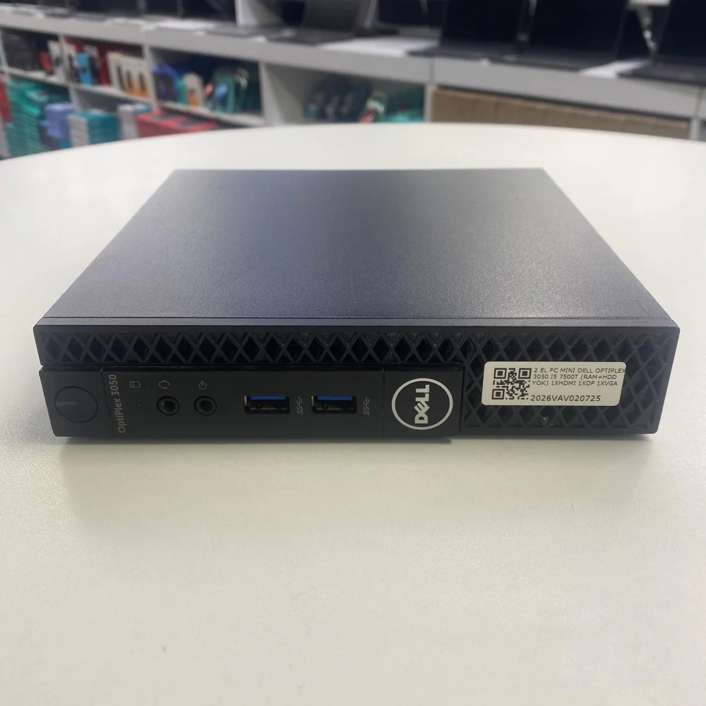 2.EL PC MİNİ DELL Optiplex 3050 İ5 7500T (RAM+HDD YOK) 1XHDMI 1XDP 1XVGA