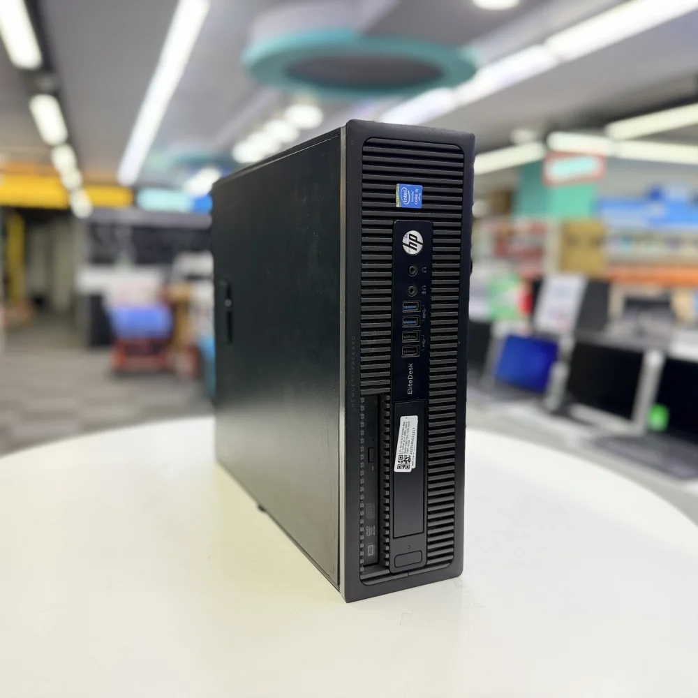 Hp EliteDesk 800 G1 Yatay İ7 4770 16Gb 128Gb (Sıfır 4Gb Gt740) Masaüstü Ofis Bilgisayarı 2.El Pc