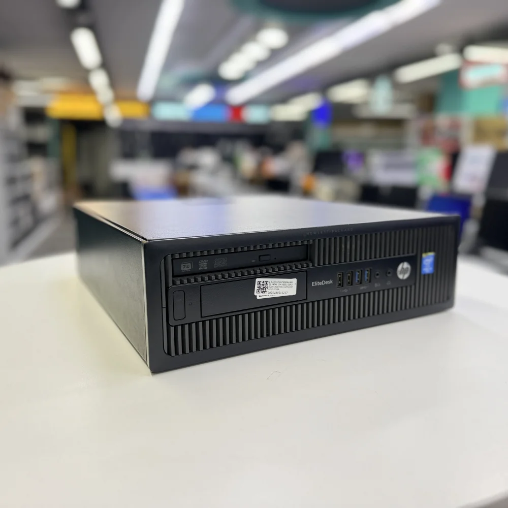 Hp EliteDesk 800 G1 Yatay İ7 4770 16Gb 128Gb (Sıfır 4Gb Gt740) Masaüstü Ofis Bilgisayarı 2.El Pc