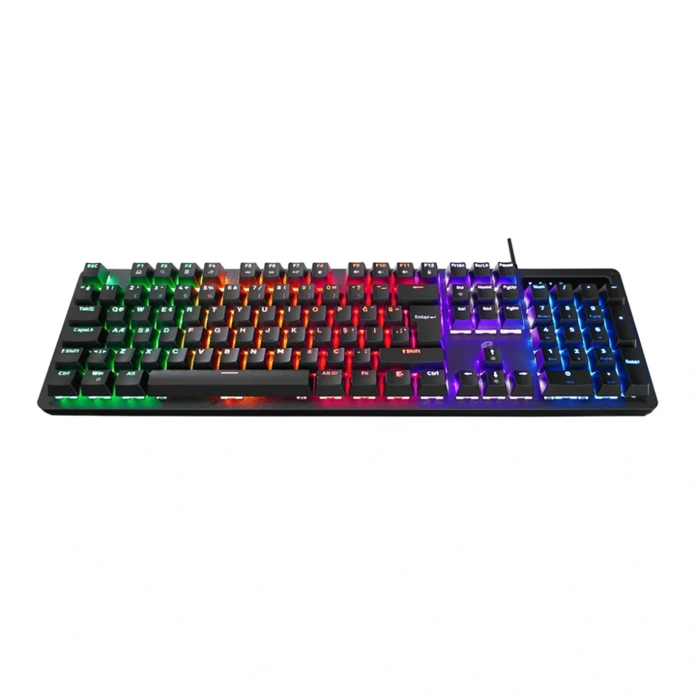 Acer Emachines EAK104 Siyah USB Rgb Backlight Red Swıtch Mekanik Q 104 Tuşlu Gaming Klavye