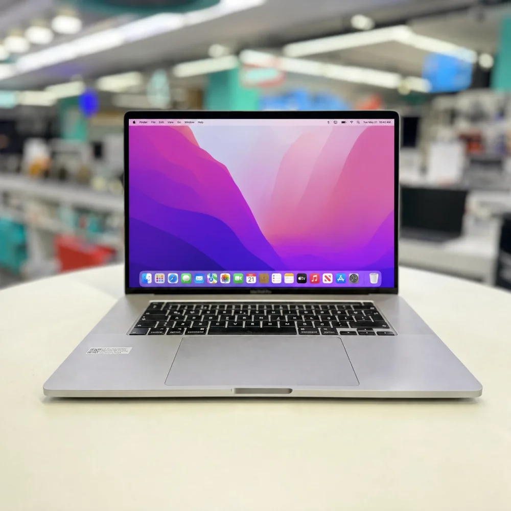 Apple A2141 MacBook Pro 16 Touchbar İ9 9880H (9.Nesil) 16Gb Ram 1Tb Ssd 4Gb Pro 5300M 2019 525devir Bx Kalite (2.EL 6Ay Garantili Laptop)
