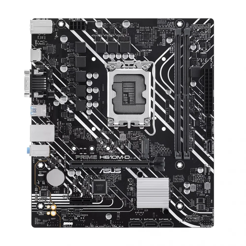 Asus Prime H610M-D Intel LGA1700 DDR5 Micro ATX Anakart