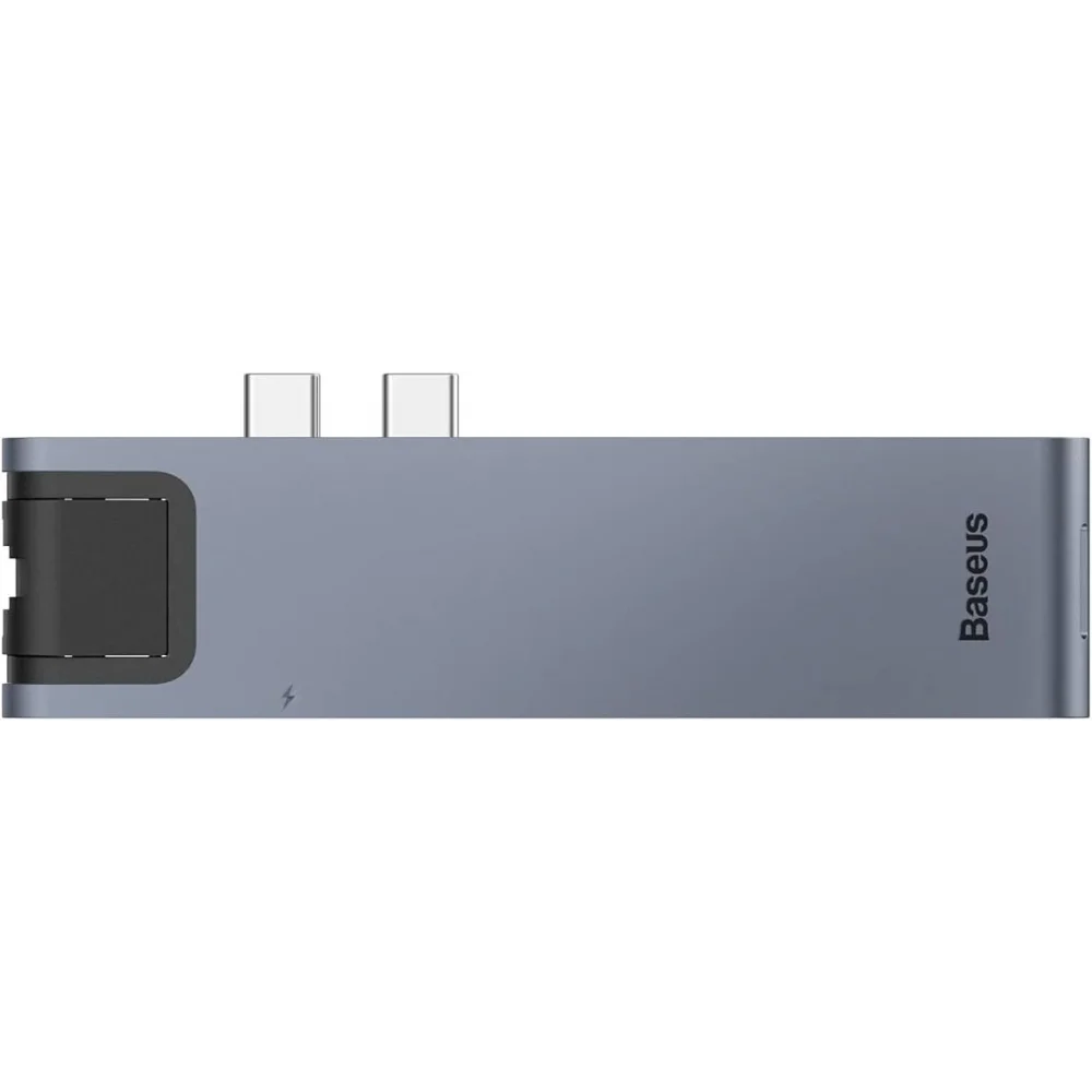 Baseus 7 in 1 Thunderbolt Type C Ethernet HDMI MAcbook Pro Air Çeviri – CAHUB-L0G