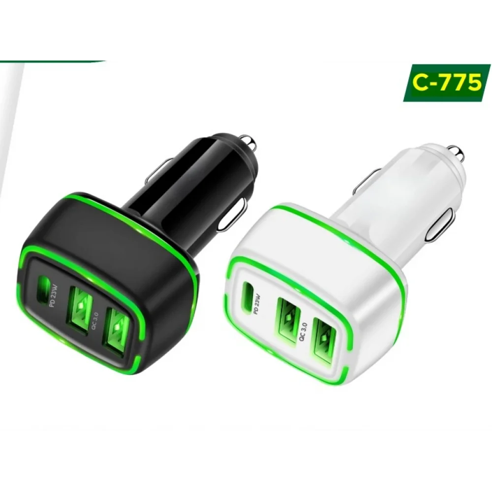 Concord Tel Aks.Şarj Araç C-775 Çift Usb + Pd Girişi