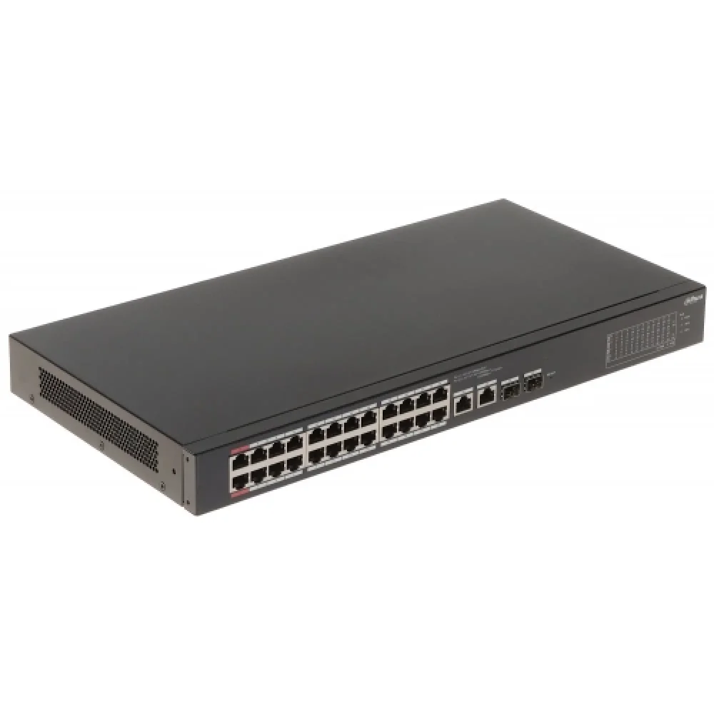 Dahua Swıtch 26 Port Cs4226-24Et-375 26P Megabıt+ Poe 2Port Sfp 375W Yönetilebilir