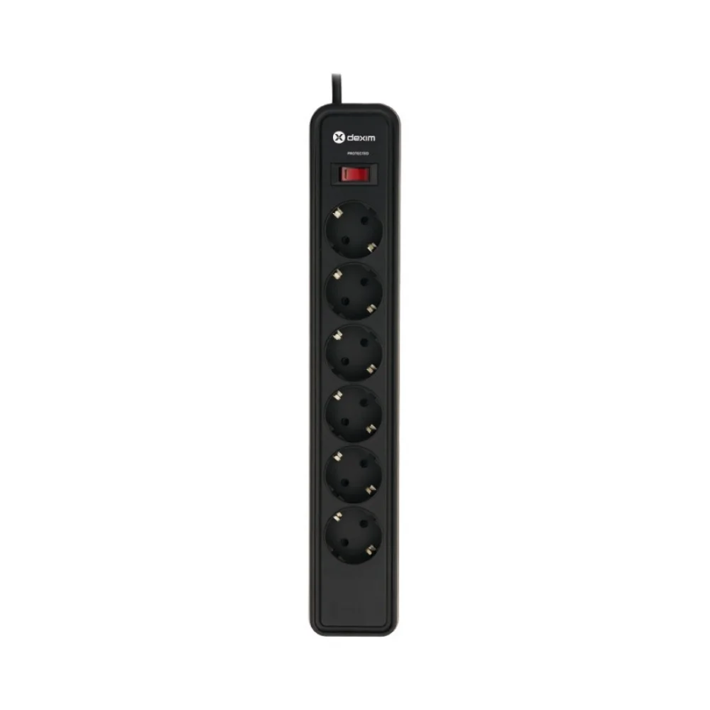 Dexım Dcp006 Sp06Ag Çoklu Priz 1.8M 6 Lı Akım Korumalı Topraklanmış