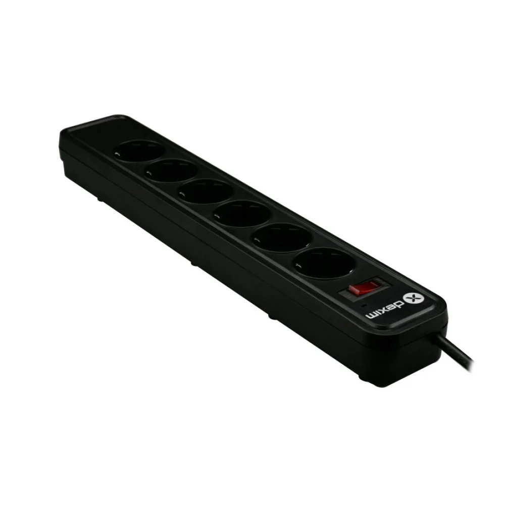 Dexım Dcp006 Sp06Ag Çoklu Priz 1.8M 6 Lı Akım Korumalı Topraklanmış