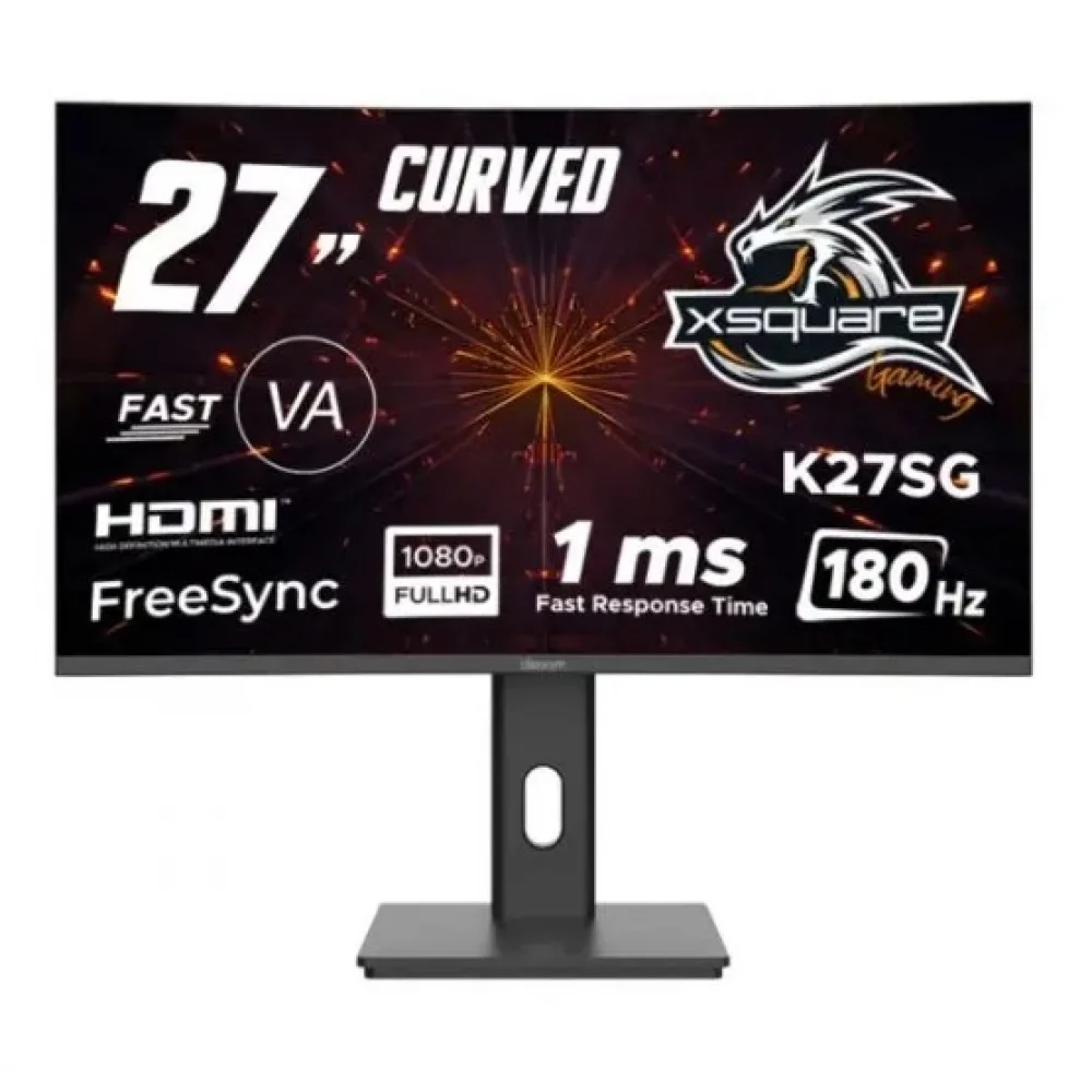 Dexım K27Sg Monitör 27 Fhd Ips 1Ms 180Hz Hdmı Dp Gamıng 1920X1080 Adaptive Sync Freesync Curved
