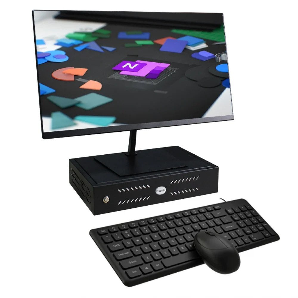 ESONIC MK2 İ3 4N 8GB DDR3 480SSD 19 Monitörlü Mini PC Oem Paket