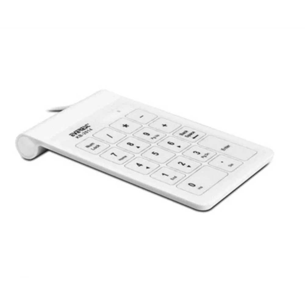 Everest KB-2014 Beyaz USB Dokunmatik Numerik Standart Klavye
