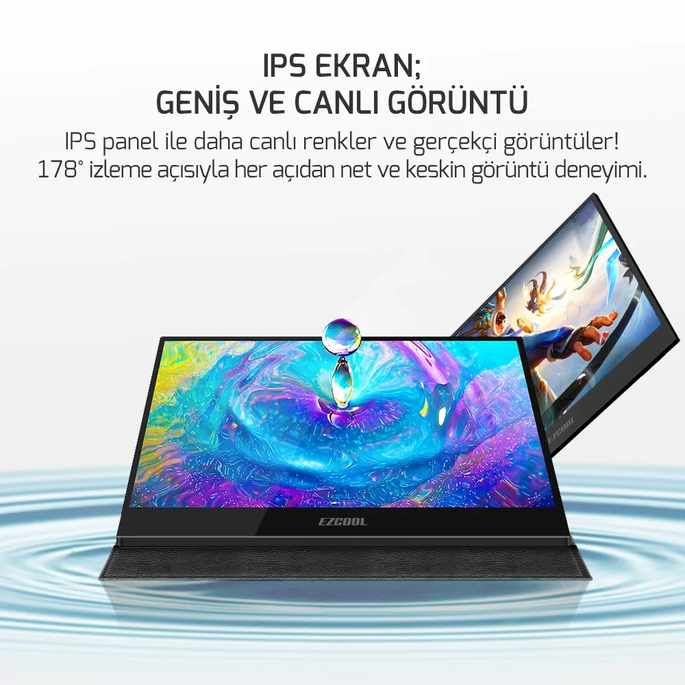 Ezcool Lite E15 15,6’’ 60HZ FHD Taşınabilir Monitör