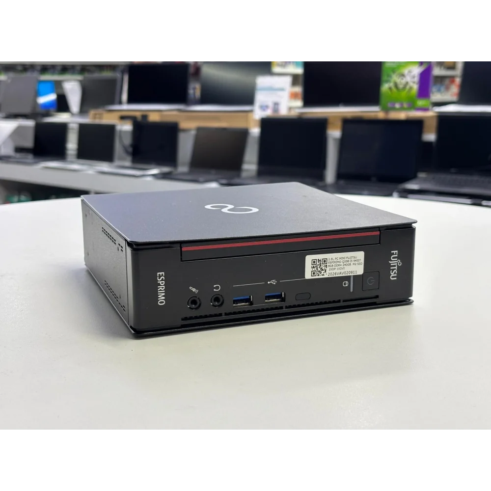 Fujıtsu Esprimo Q558 Mini Pc i5 9400t 8gb Ddr4 240gb SSD 2xdp Fdos 2.El Masaüstü Mini Ofis Bilgisayarı