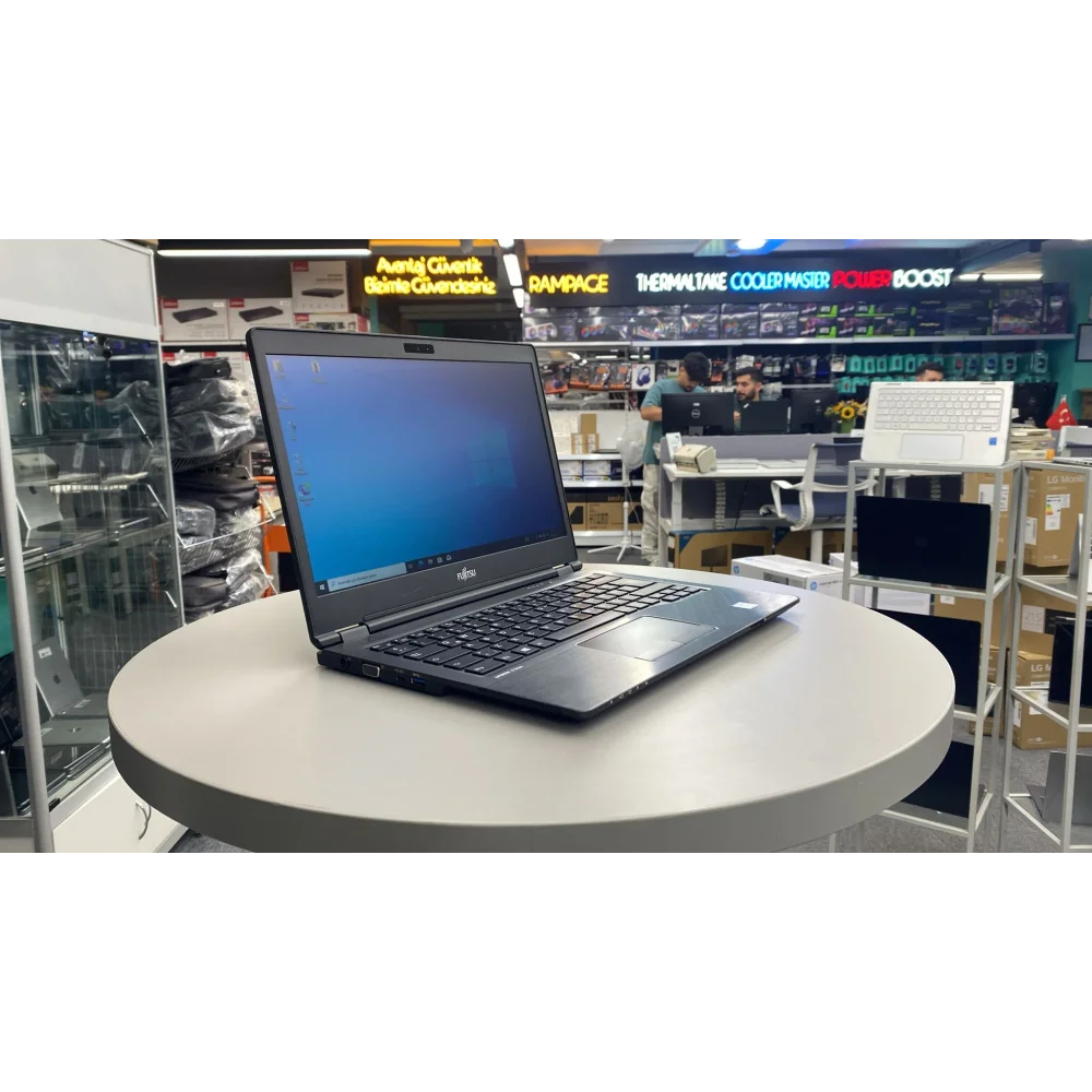 Fujıtsu U748 Notebook İ5 8250U 8Gb Ddr4 256Gb M2 Ssd O/B 14FHd Dokunmatik B Kalite Wın10 2.El