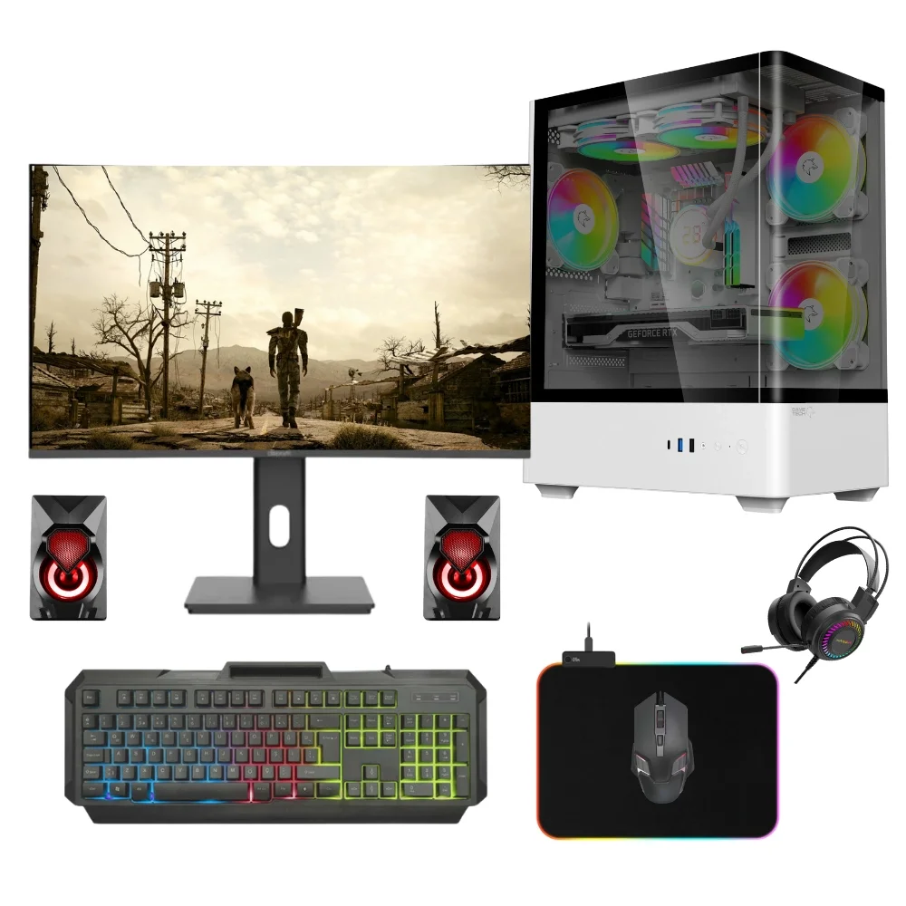 Gaming Pc intel i3 6100 (6.Nesil) 16Gb Ddr4 512Gb M2 Nvme 8Gb Rx580 27 Oyun Bilgisayarı