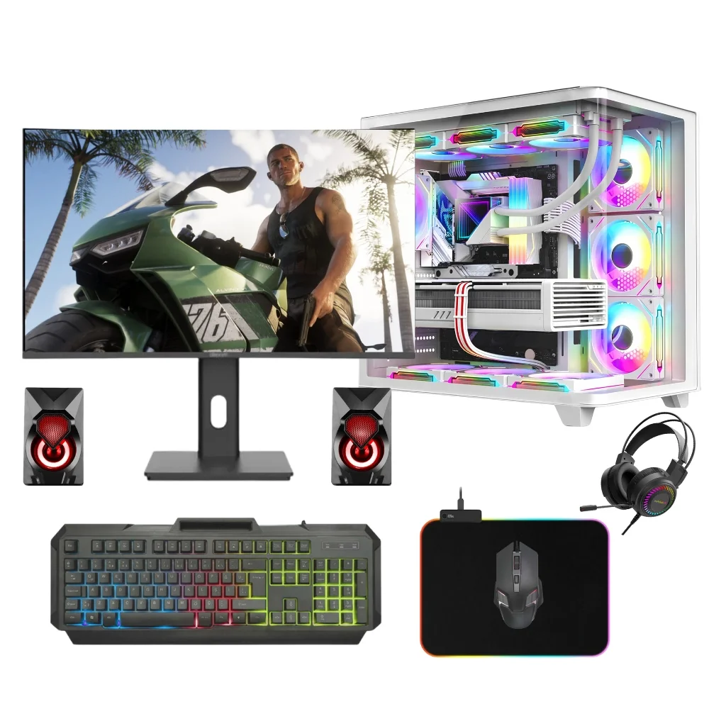 Gaming Pc intel i3 8100 (8.Nesil) 16Gb Ddr4 512Gb M2 Nvme 8Gb Rx580 27 Oyun Bilgisayarı