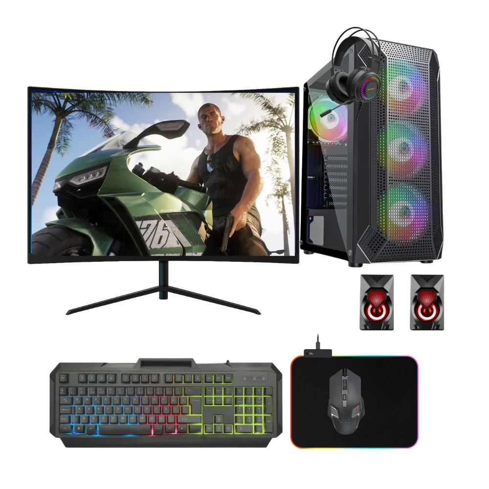 Gaming Pc Ryzen 7 5700X 16Gb Ddr4 512Gb Ssd 8Gb Rtx5060Ti 23.8 Oyun Bilgisayarı