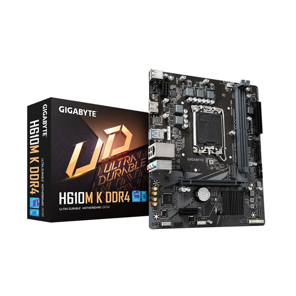 Gigabyteı Anakart H610M-K Ddr4 3200Mhz Hdmı M2 Glan 1700P (12.13.14.Nesil)