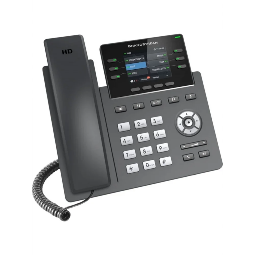 Grandstream GRP2613 3 Hatlı Renkli Ekran Gigabit IP Telefon (PoE Destekli)