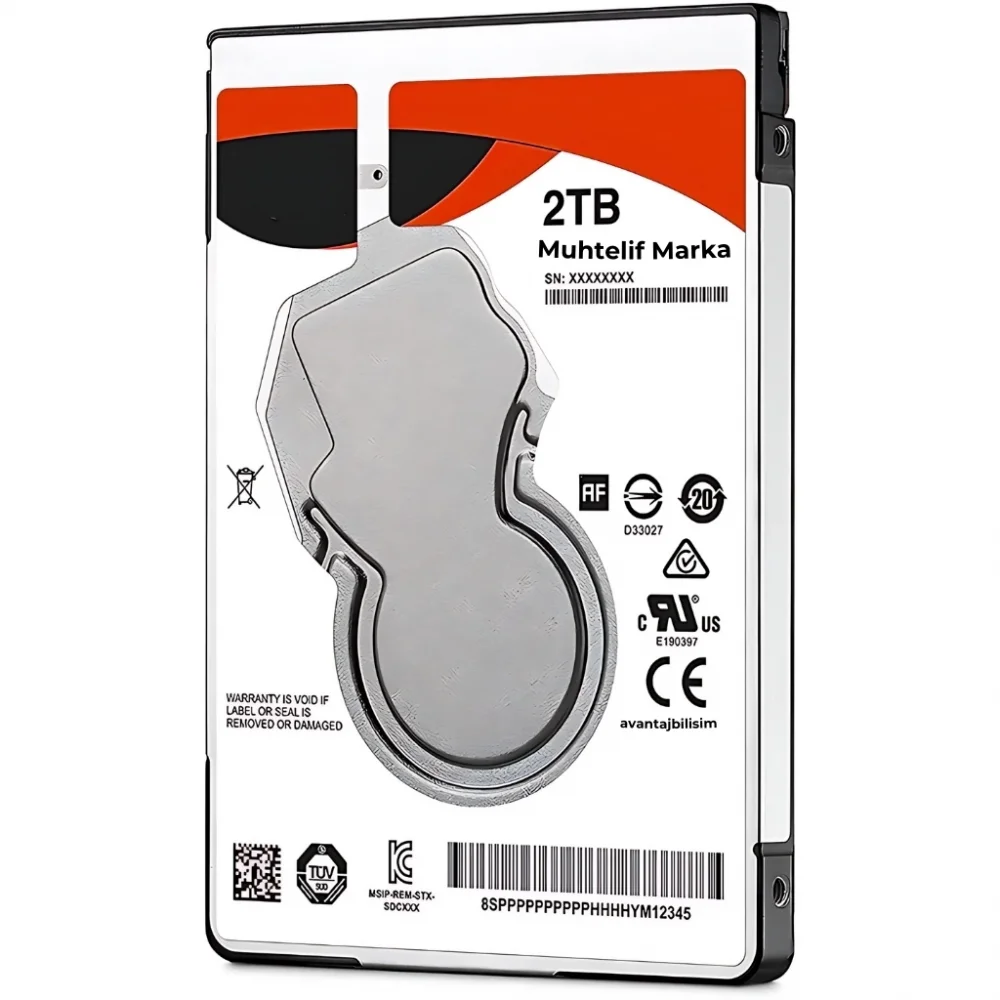 Hdd 3.5 2Tb Muhtelif Marka 2.El 3Ay Garanti