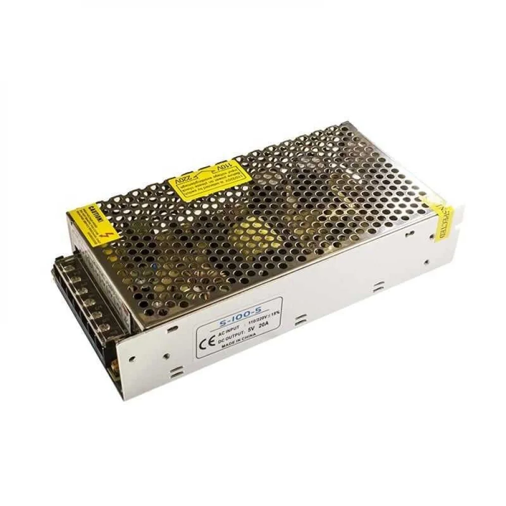 Hightek HT-1302 5V 20A Metal Kasa Güç Kaynağı sanayi tipi