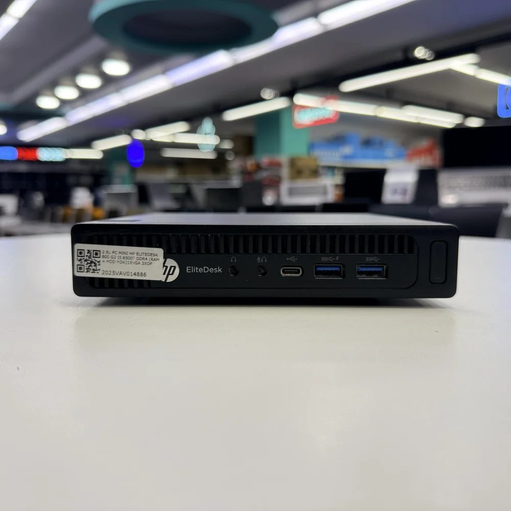 Hp 2.El Pc Mini EliteDesk 800 G2 İ5 6500T Ddr4 (Ram + Hdd Yok)1Xvga 2Xdp
