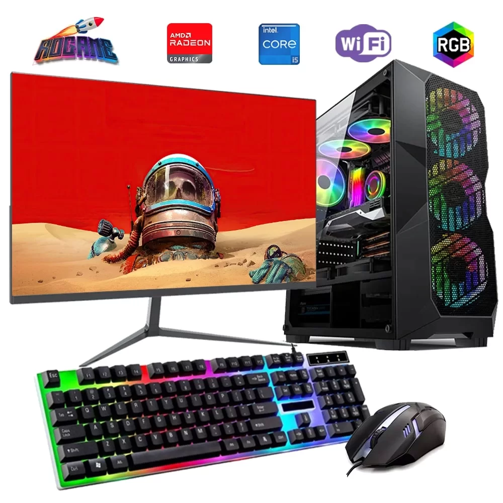 i5 12400F 16GB DDR4 512GB m2 8GB RX580 27 165Hz Monitörlü Oyun Bilgisayarı