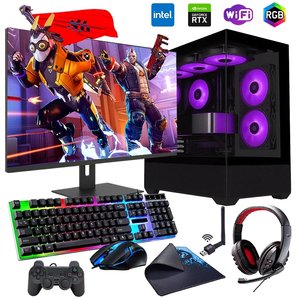 i5 12400F 32GB DDR4 1TB M2 8GB RTX3050 27 Monitörlü Oyun Bilgisayarı (Gaming SET)