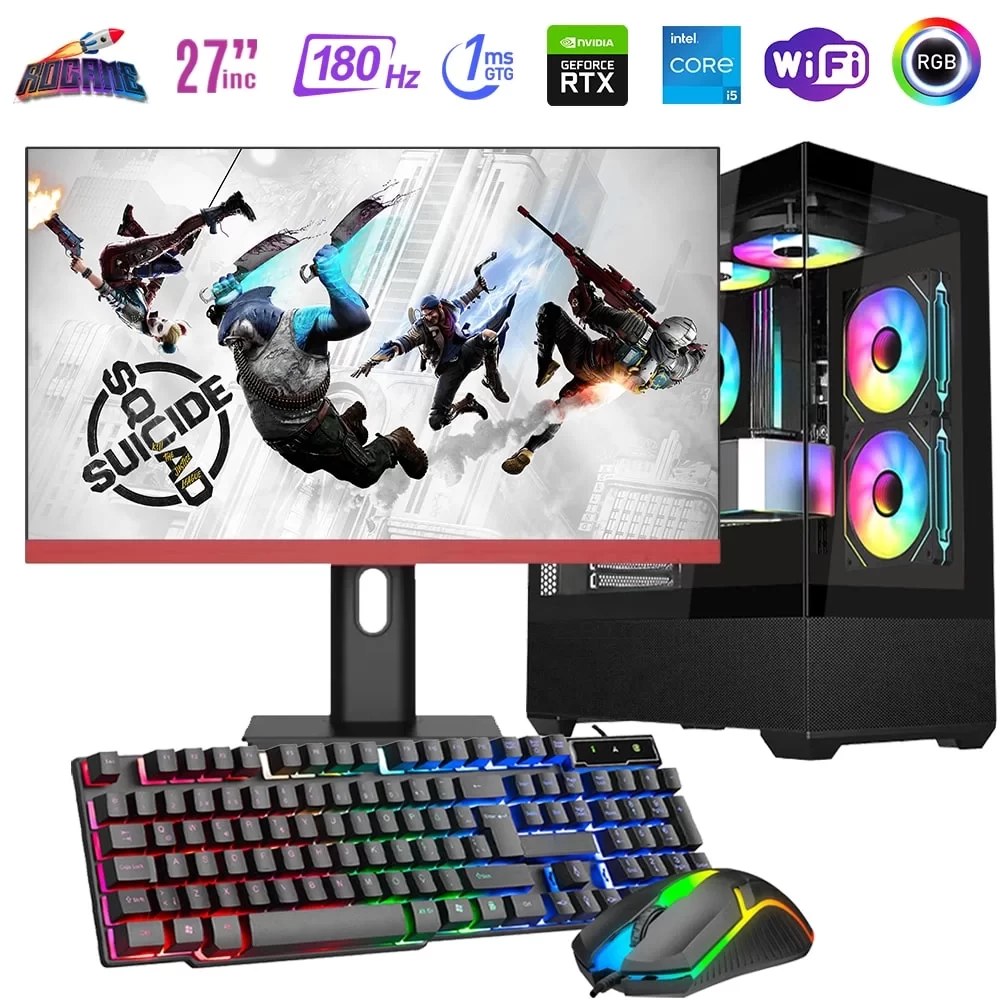 i5 13400F 32GB DDR4 1TB M2 12GB RTX4070 27 180Hz Monitörlü Oyun Bilgisayarı