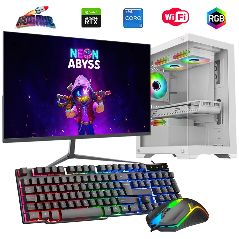 i5 14400F 16GB DDR4 512GB m2 8GB RTX3050 27 165Hz Monitörlü Oyun Bilgisayarı