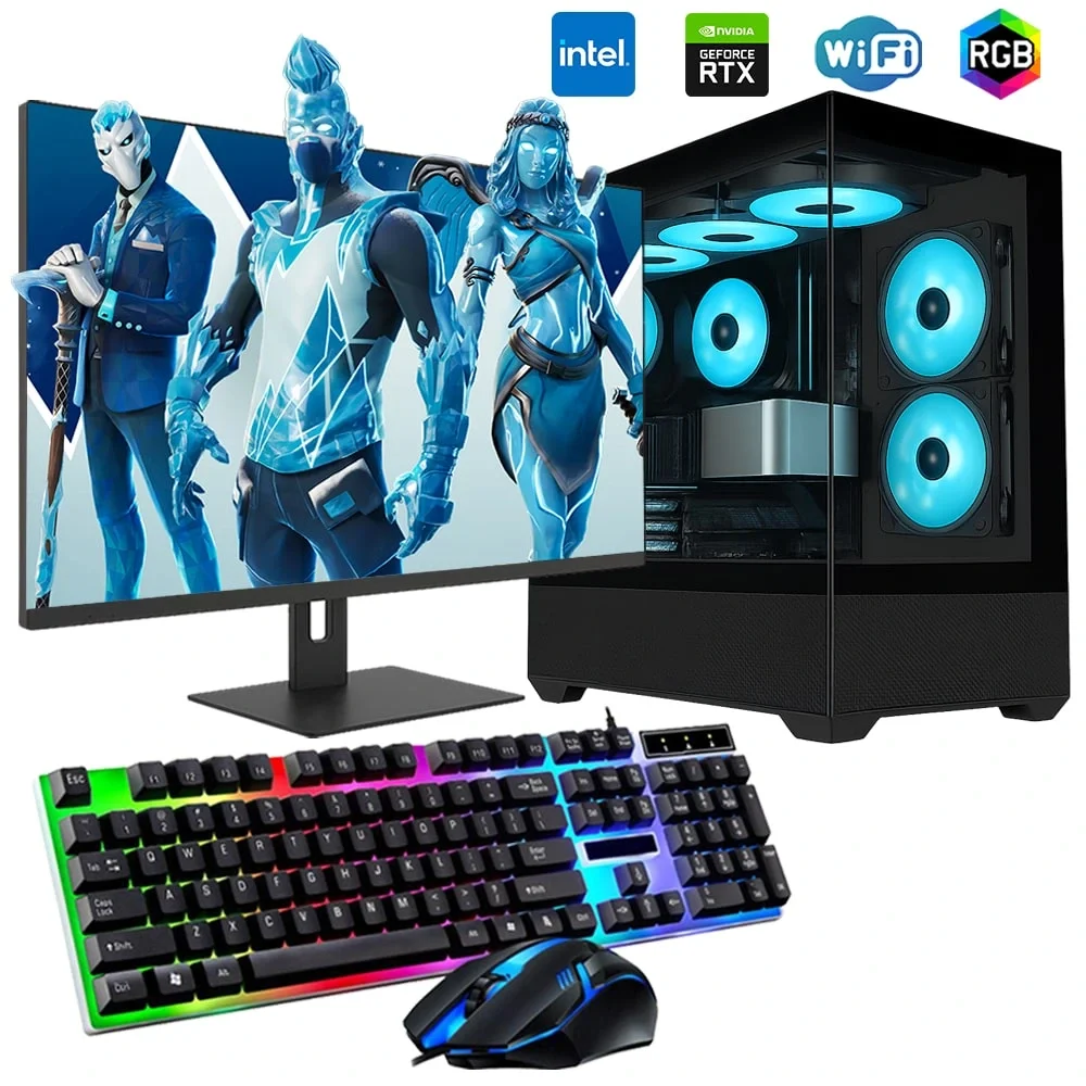 i5 14400F 16GB DDR4 512GB m2 12GB RTX3060 27 165Hz Monitörlü Oyun Bilgisayarı