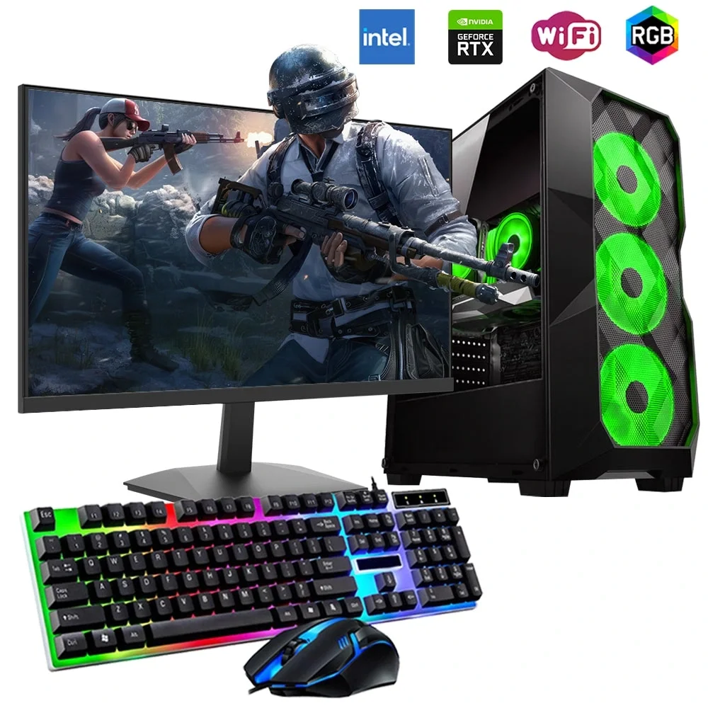 i5 14400F 16GB DDR4 512GB m2 6GB RTX3050 24 Monitörlü Oyun Bilgisayarı