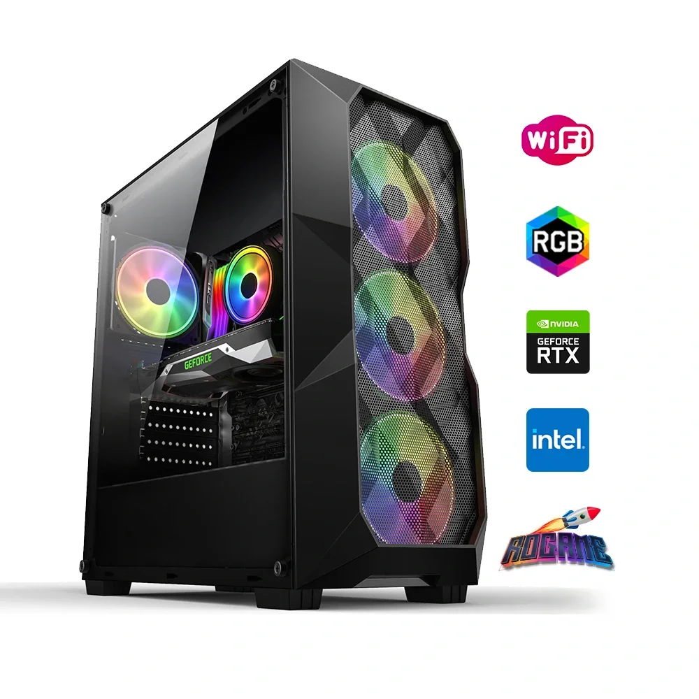 i5 14400F 16GB DDR4 512GB m2 6GB RTX3050 Oyun Bilgisayarı