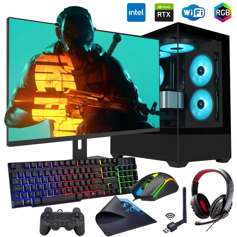 i5 14400F 16GB DDR5 512GB m2 12GB RTX5070 27 180Hz Monitörlü Oyun Bilgisayarı (Gaming SET)