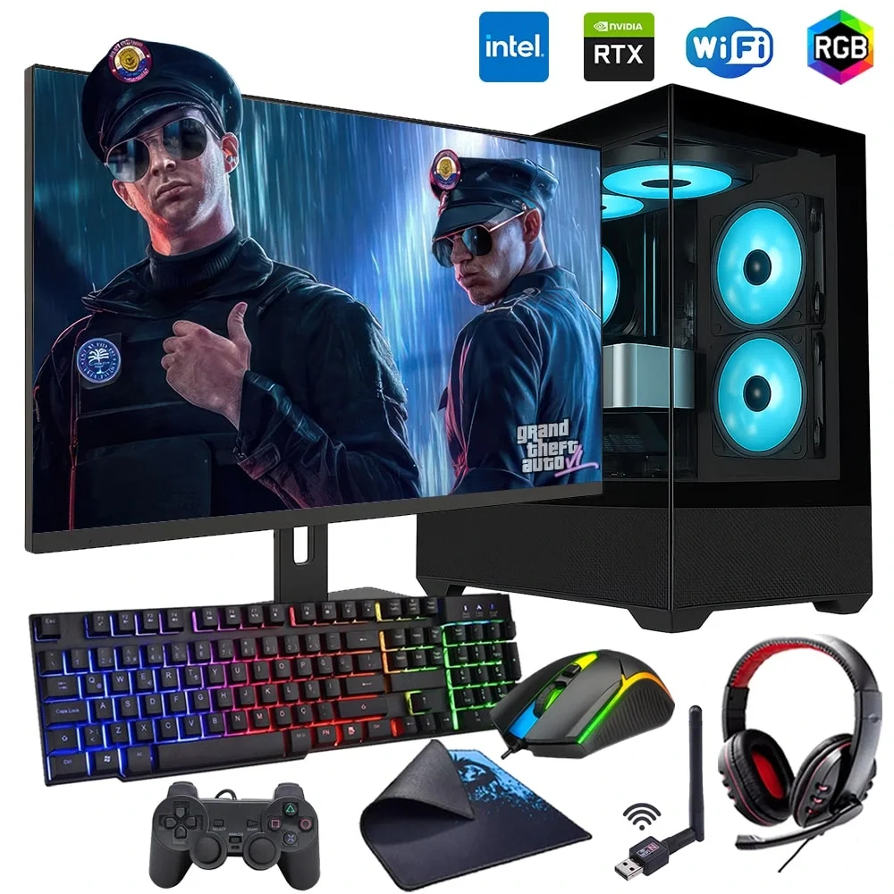 i5 14400F 32GB DDR5 1TB m2 12GB RTX5070 27 180Hz Monitörlü Oyun Bilgisayarı (Gaming SET)
