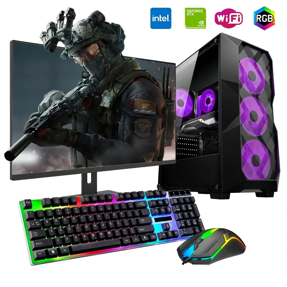 İ7 12700F 16GB DDR4 512GB m2 4GB GTX1650 24 Monitörlü Oyun Bilgisayarı